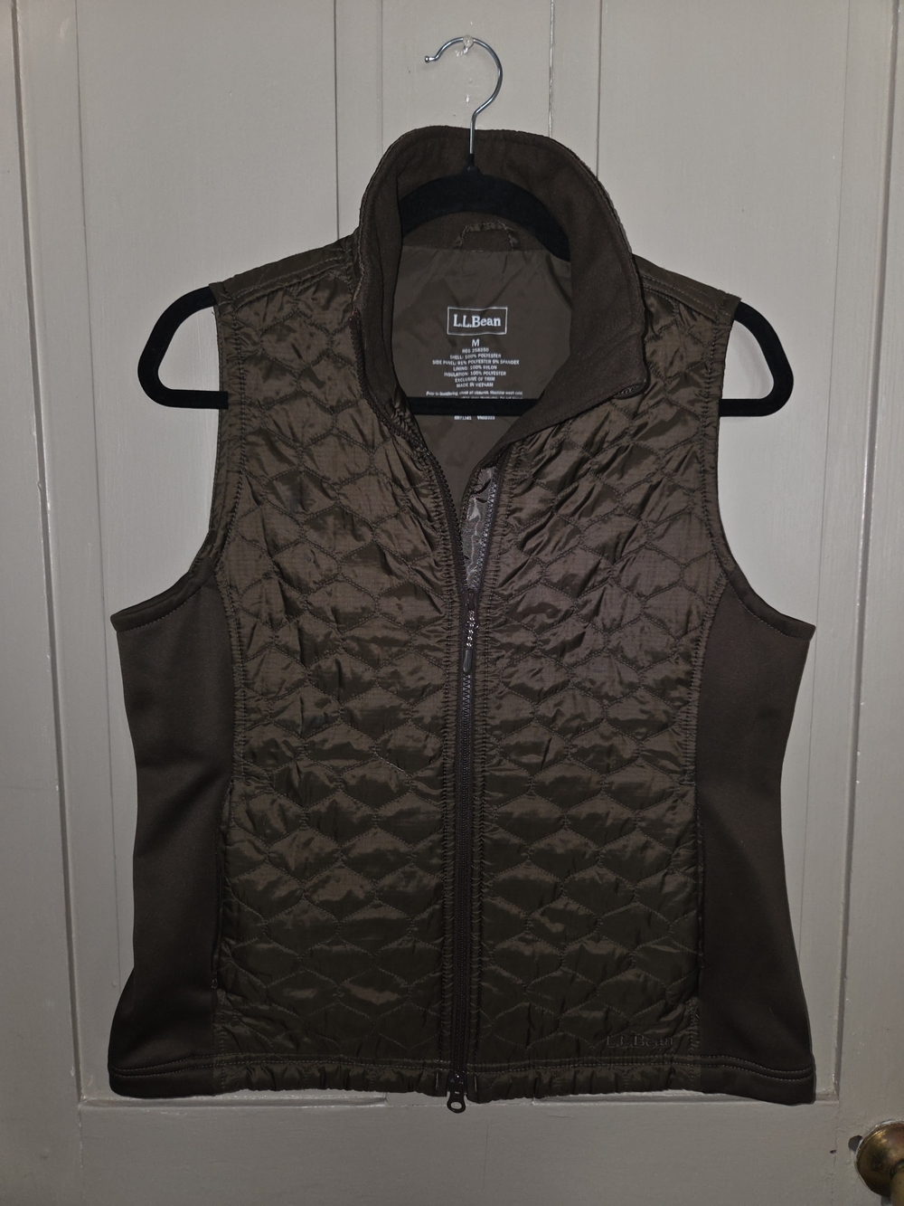 L.L.Bean Quilted Brown Women's Vest